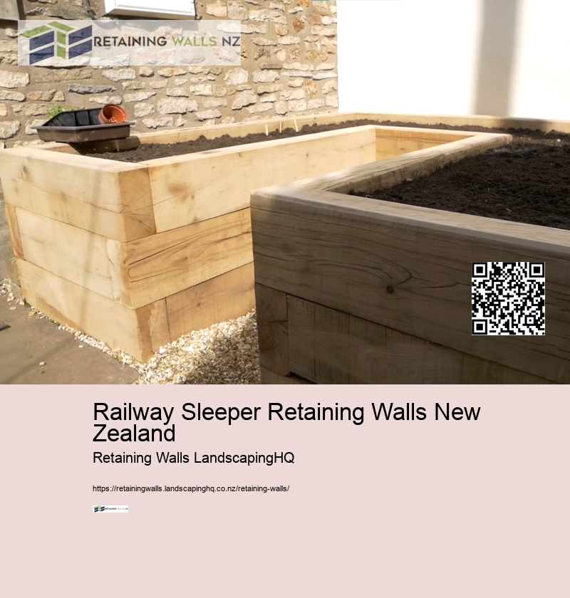 Railway Sleeper Retaining Walls New Zealand