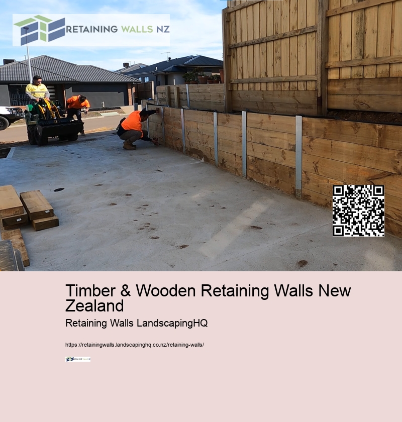 Timber & Wooden Retaining Walls New Zealand